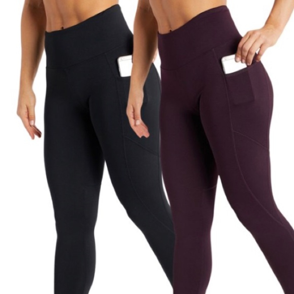 Full length workout pants w/ side pocket.